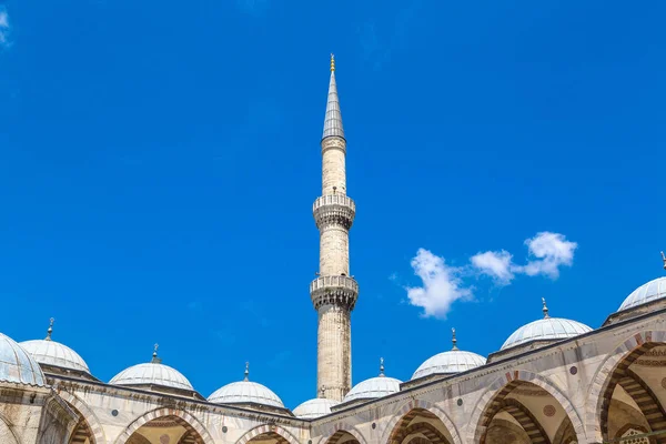 Mezquita Sultan Ahmed Mezquita Azul Estambul Turquía Hermoso Día Verano — Foto de Stock