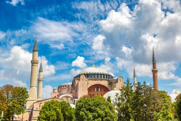 Hagia Sophia Istambul Turquia Belo Dia Verão — Fotografia de Stock