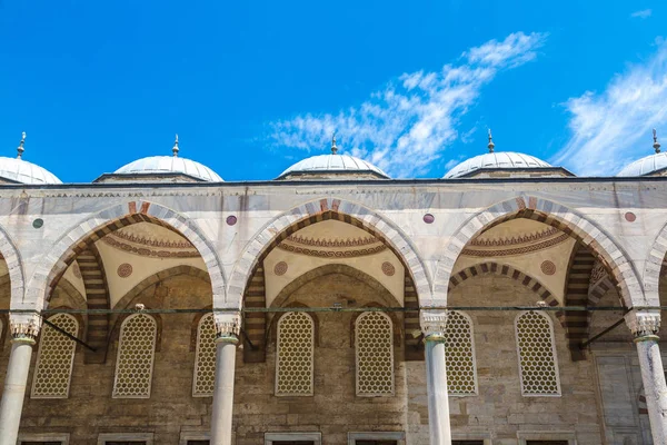 Mezquita Sultan Ahmed Mezquita Azul Estambul Turquía Hermoso Día Verano — Foto de Stock