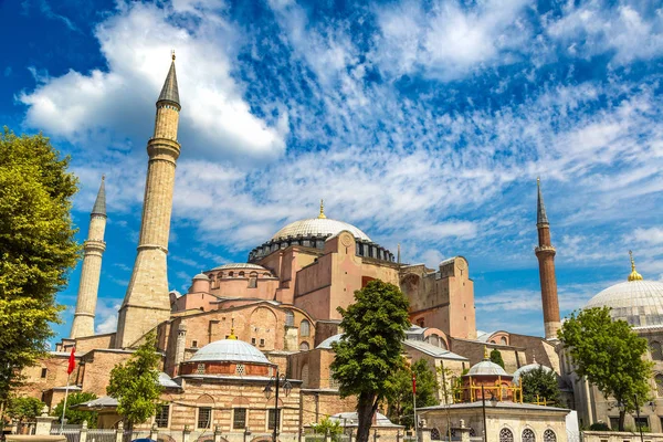 Hagia Sophia Istambul Turquia Belo Dia Verão — Fotografia de Stock