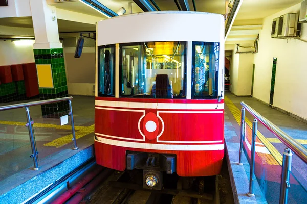 Tarihsel Tünel Füniküler Tren Istanbul Bir Yaz Günü — Stok fotoğraf