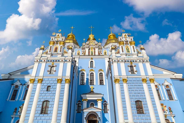 Saint Michael Ortodoxa Kloster Kiev Ukraina Vacker Sommardag — Stockfoto