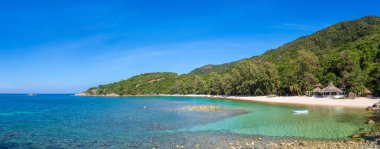 Beach Koh Samui Adası, Tayland bir yaz günü Panoraması