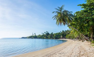 Beach Koh Samui Adası, Tayland bir yaz günü Panoraması