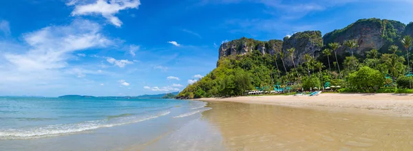 Panorama Pai Plong Praia Krabi Tailândia Dia Verão — Fotografia de Stock