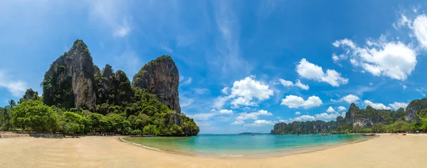 Panoráma Railay Part Krabi Thaiföld Egy Nyári Nap — Stock Fotó