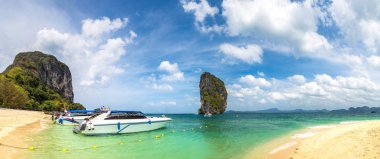 Poda Adası, bir yaz günü Tayland Panoraması