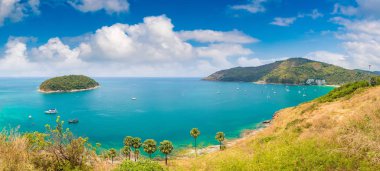 Bir yaz günü içinde Yanui Beach Phuket Tayland, Panorama