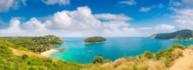 Bir yaz günü içinde Yanui Beach Phuket Tayland, Panorama