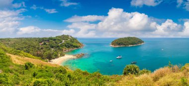 Bir yaz günü içinde Yanui Beach Phuket Tayland, Panorama