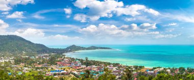 Koh Samui Adası, Tayland bir yaz günü Panoraması