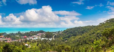 Koh Samui Adası, Tayland bir yaz günü Panoraması
