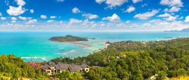Koh Samui Adası, Tayland bir yaz günü Panoraması