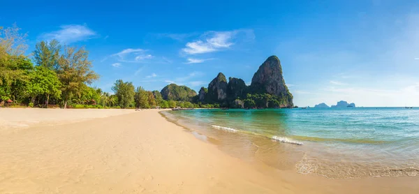 Panorama Railay Beach Krabi Tailandia Día Verano — Foto de Stock