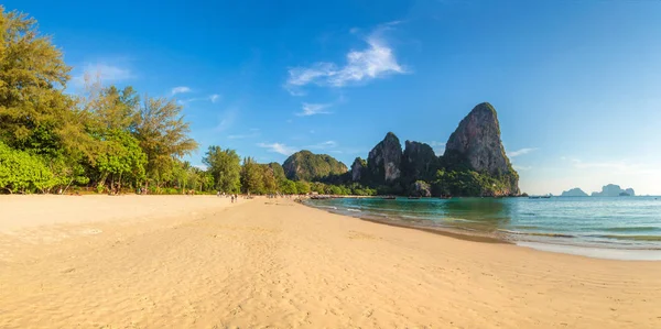 Panorama Miasta Railay Beach Krabi Tajlandia Letnie Dni — Zdjęcie stockowe