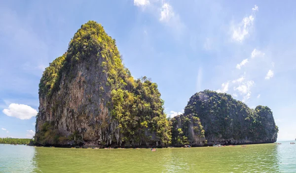 Panorama Van Phang Nga Nationaal Park Thailand Een Zomerdag — Stockfoto