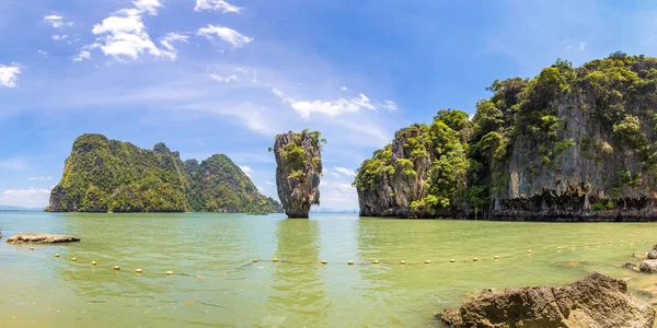 Πανόραμα Νησί Του Τζέιμς Μποντ Στην Phang Nga Bay Ταϊλάνδη — Φωτογραφία Αρχείου