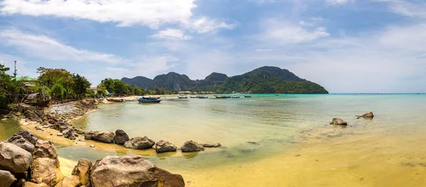 Panorama Ilha Phi Phi Don Tailândia Dia Verão — Fotografia de Stock