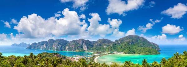 Panorama Phi Phi Don Island Thailand Summer Day — Stock Photo, Image