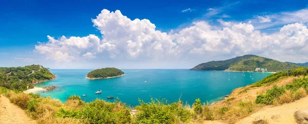 Panorama Yanui Beach Phuket Tailandia Día Verano — Foto de Stock