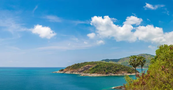 Phromthep Cape Tayland Phuket Panorama Bir Yaz Günü Içinde — Stok fotoğraf