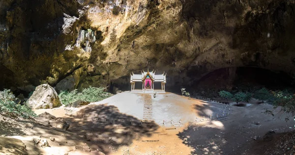 Panorama Van Koninklijk Paviljoen Phraya Nakorn Grot Nationaalpark Khao Sam — Stockfoto