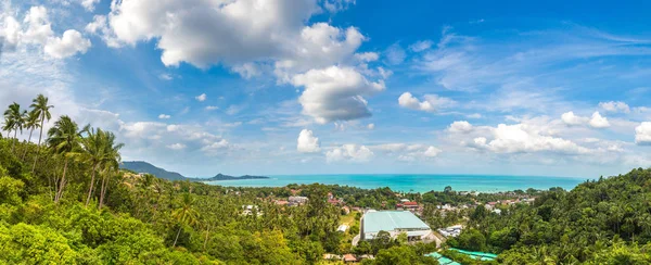 Panorama Ilha Koh Samui Tailândia Dia Verão — Fotografia de Stock