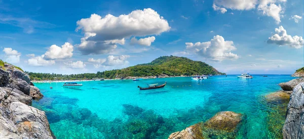 Panorama Racha Raya Isola Resort Vicino All Isola Phuket Thailandia — Foto Stock