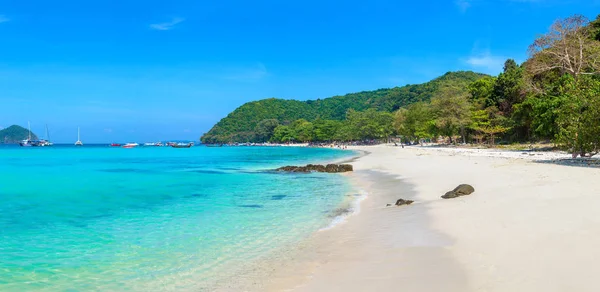 (O Ko) Coral Island Phuket Island, Tayland bir yaz günü yakınındaki Panoraması