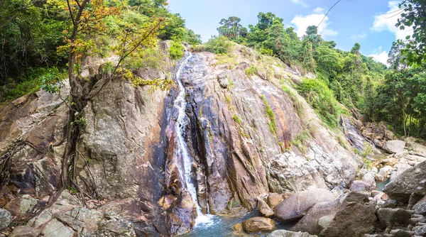 Namuang Cascade Sur Île Koh Samui Thaïlande Dans Une Journée — Photo