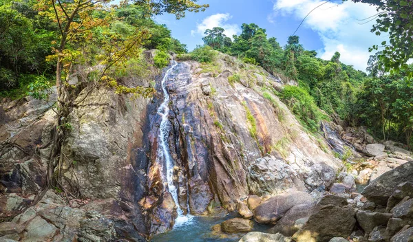 Namuang Cascade Sur Île Koh Samui Thaïlande Dans Une Journée — Photo