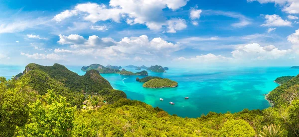 Panorama Parque Nacional Ang Thong Tailândia Dia Verão — Fotografia de Stock