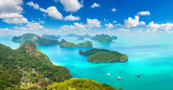 Bir Yaz Günü Içinde Ang Thong Milli Parkı Tayland Panorama — Stok fotoğraf