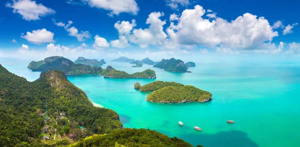 Panorama Parque Nacional Ang Thong Tailândia Dia Verão — Fotografia de Stock