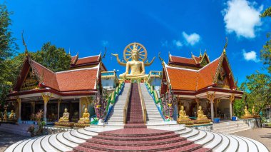 Koh Samui, Tayland bir yaz günü üzerinde Big Buddha Panoraması