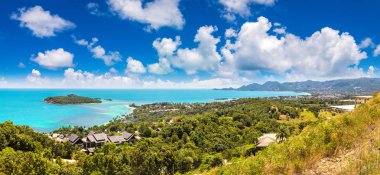 Koh Samui Adası, Tayland bir yaz günü Panoraması