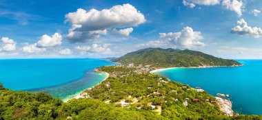 Koh Samui Adası, Tayland bir yaz günü Panoraması