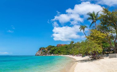 Leela beach Koh Samui Adası, Tayland bir yaz günü Panoraması