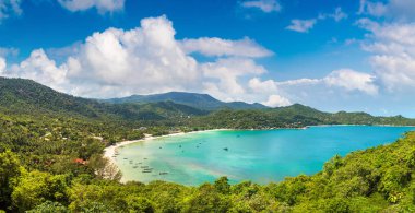 Ao tanga Nai Pan Noi beach Koh Samui Adası, Tayland bir yaz günü Panoraması