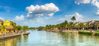 Panorama Hoi An, Vietnam bir yaz günü içinde