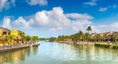 Panorama Hoi An, Vietnam bir yaz günü içinde