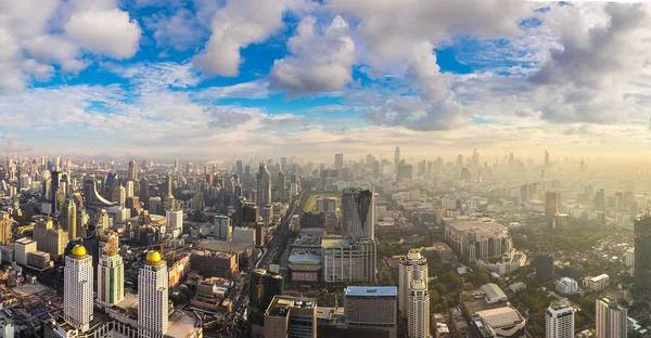 Panorama Von Bangkok Einem Sommerabend — Stockfoto