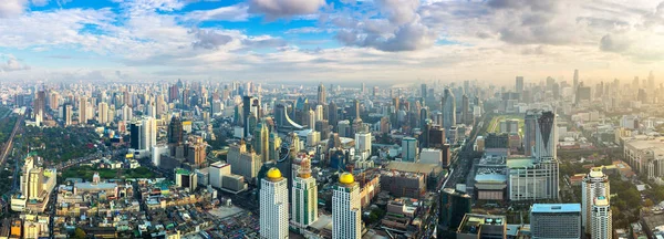 Panorama Bangkok Una Sera Estate — Foto Stock