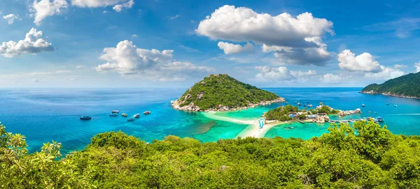 Панорама Острова Нанг Юань Тао Таиланд Летний День — стоковое фото