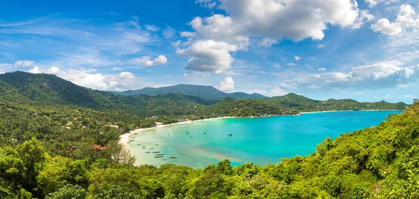 Panorama Playa Thong Nai Pan Noi Isla Koh Phangan Tailandia — Foto de Stock