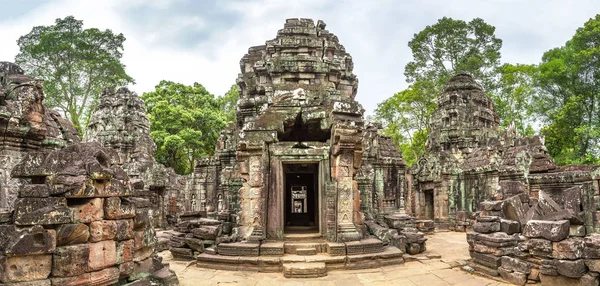 Siem Reap Kamboçya Bir Yaz Günü Karmaşık Angkor Wat Tapınağı — Stok fotoğraf