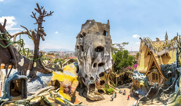 Lat Vietnam Juni 2018 Panorama Van Crazy House Hangen Nga — Stockfoto