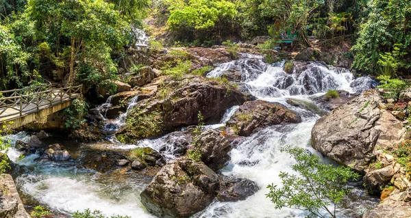 Panorama Cascade Datanla Dalat Vietnam Dans Une Journée Été — Photo