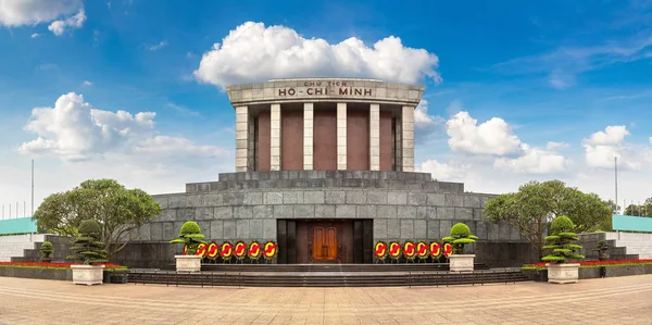 Panorama Van Chi Minh Mausoleum Hanoi Vietnam Een Zomerdag — Stockfoto