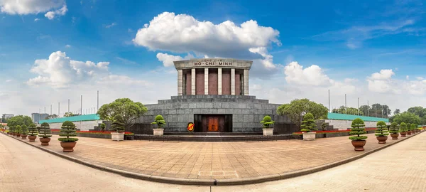 Panorama Van Chi Minh Mausoleum Hanoi Vietnam Een Zomerdag — Stockfoto